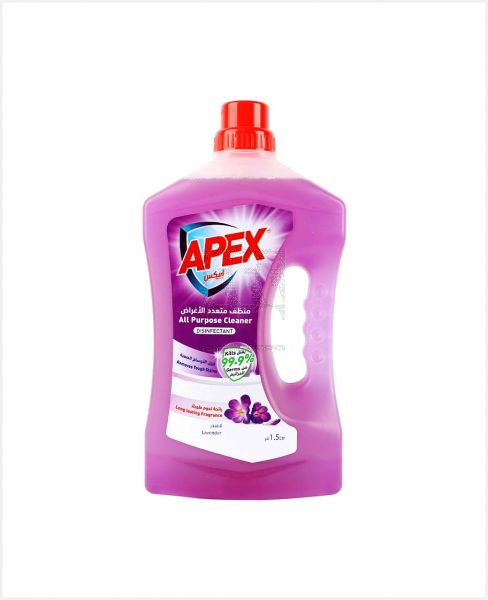 APEX ALL PURPOSE CLEANER LAVENDER 1.5LTR