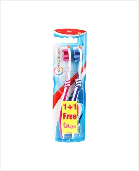 AQUAFRESH COMPLETE CARE SOFT TOOTHBRUSH 1+1FREE S/OFFER