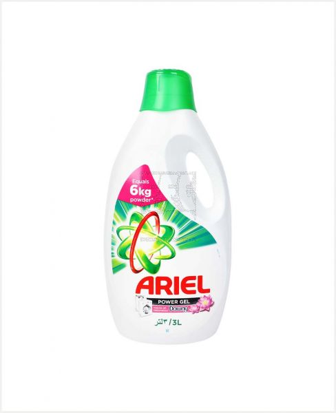 Ariel Power Gel Liquid Touch Of Downy 3ltr
