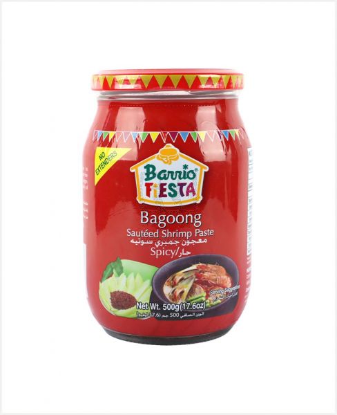 BARRIO FIESTA SAUTEED SHRIMP PASTE SPICY 500GM