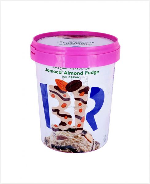 BASKIN ROBBINS JAMOCA ALMOND FUDGE ICE CREAM 1LTR