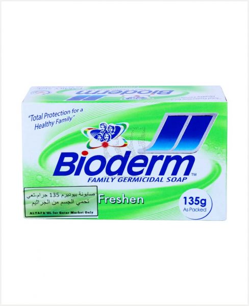 BIODERM GERMICIDAL SOAP FRESHEN 135GM