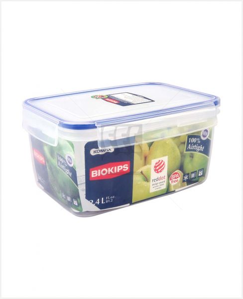 BIOKIPS ANTI BACTERIAL STORAGE CONTAINER #R41 2.4LTR
