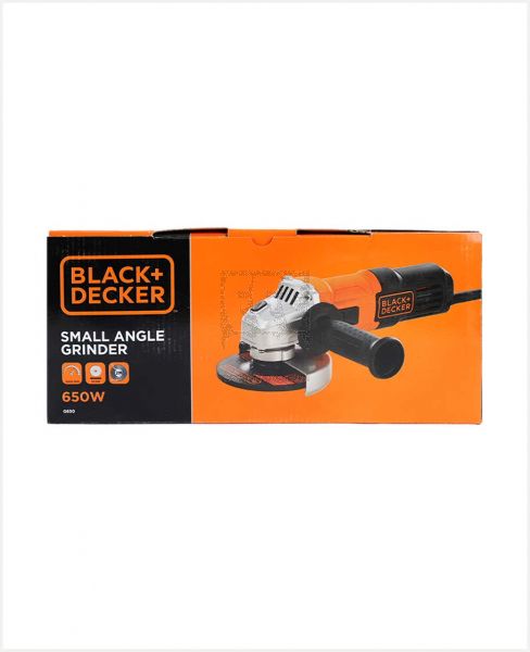 BLACK & DECKER SMALL ANGLE GRINDER 650W 115MM #G650-B5