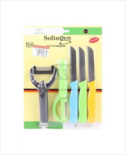 BLOR SOLINGEN KNIFE+PEELER 5PCS SET #HW01088