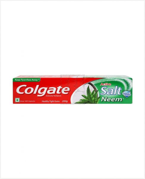 COLGATE ACTIVE SALT NEEM TOOTH PASTE 200GM #12500141