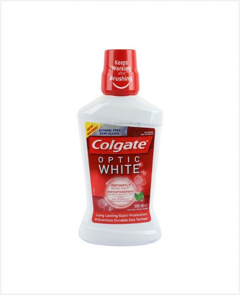 COLGATE OPTIC WHITE MOUTHWASH 500ML