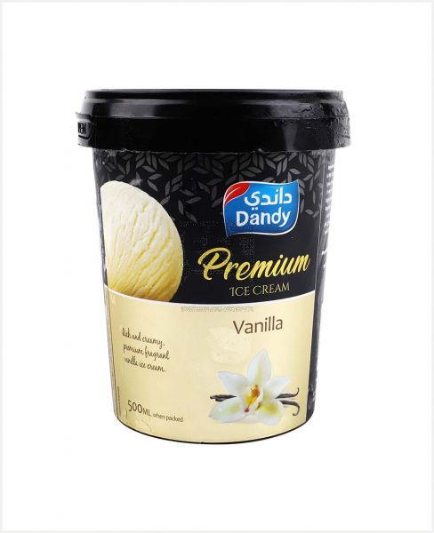 DANDY ICE CREAM PREMIUM VANILLA 500ML