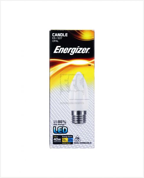 ENERGIZER LED CANDLE BULB 5.9W WARM WHITE E27 #S8880