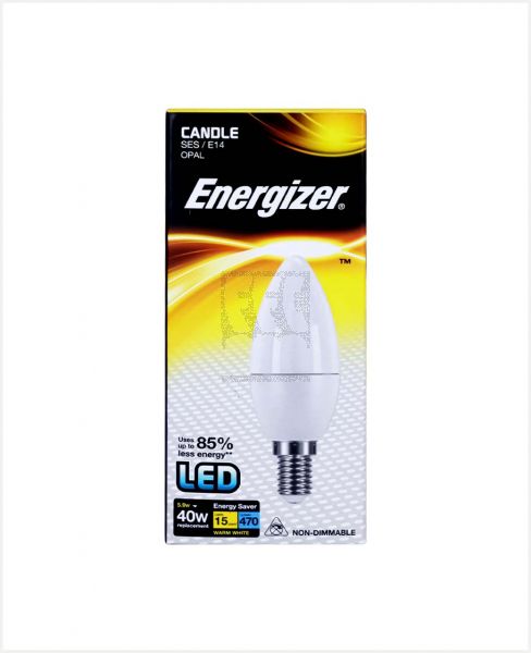 ENERGIZER LED CANDLE WARM WHITE-5.9W-E14#S8851