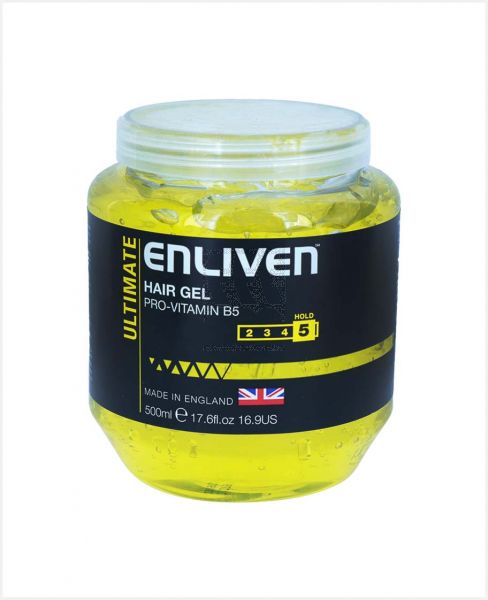 ENLIVEN ULTIMATE (YELLOW) HAIR GEL 500ML