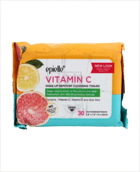 EPIELLE MAKE-UP REMOVER CLEANSING TISSUES VITAMIN C