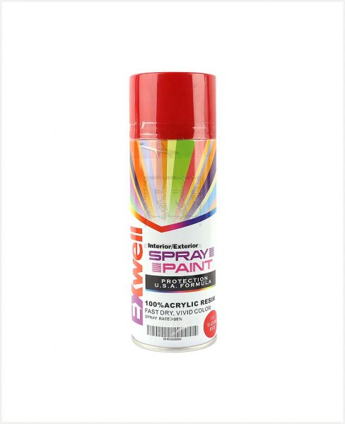 EXWELL SPRAY PAINT RED 400ML #131