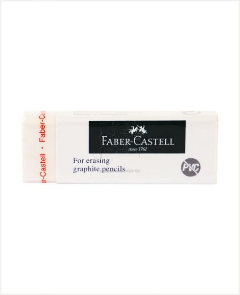 FABER-CASTELL PVC ERASER WHITE 189541