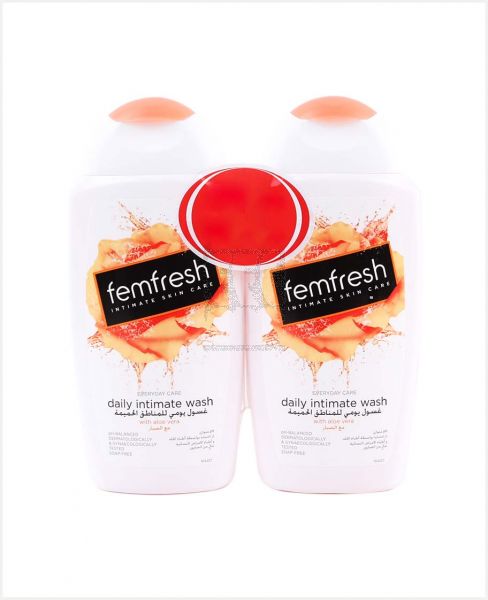 FEM FRESH INTIMATE WASH 250ML TWIN PACK @25%OFF