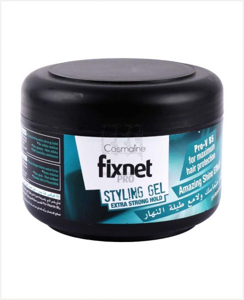 FIXNET STYLING GEL EXTRA STRONG HOLD GREEN 250ML
