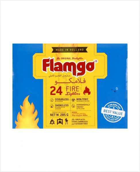 FLAMGO FIRE LIGHTERS CUBE 24'S 285GM