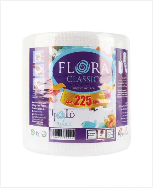 FLORA CLASSIC EMBOSSED MAXI ROLL 225MTR