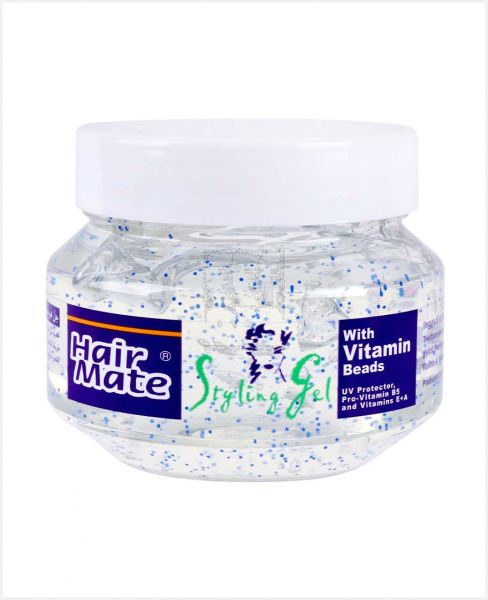 HAIR MATE STYLING GEL WITH VITAMIN BEADS 250ML