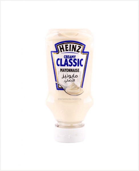 HEINZ CREAMY CLASSIC MAYONNAISE 225ML HA141-0