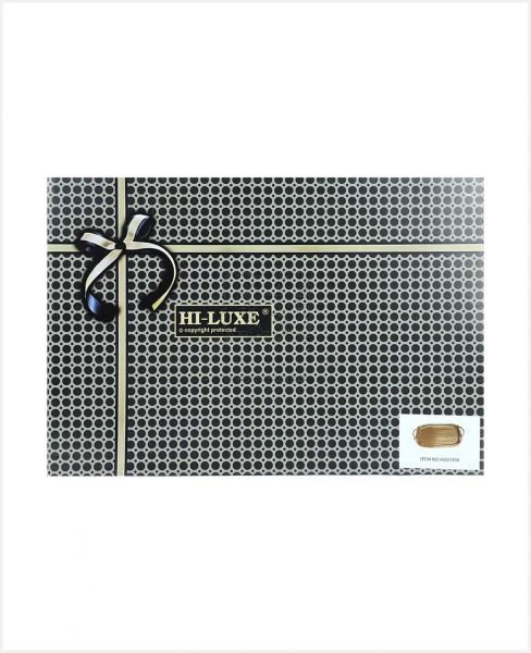HI LUXE SERVING TRAY- SILVER /GOLD #HW01506
