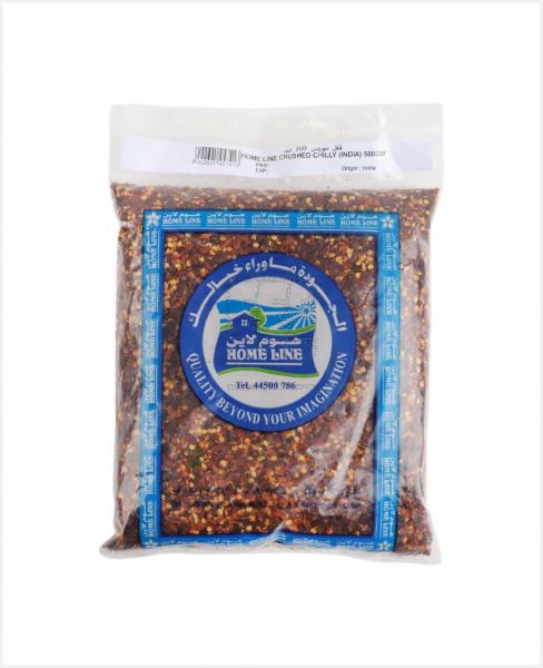 HOME LINE CRUSHED CHILLY (INDIA) 500GM