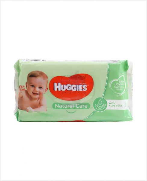 HUGGIES BABY WIPES WITH ALOE VERA 56PCS