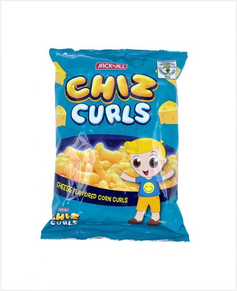 JACK 'N JILL CHEESE FLAVORED CORN CURLS 55GM