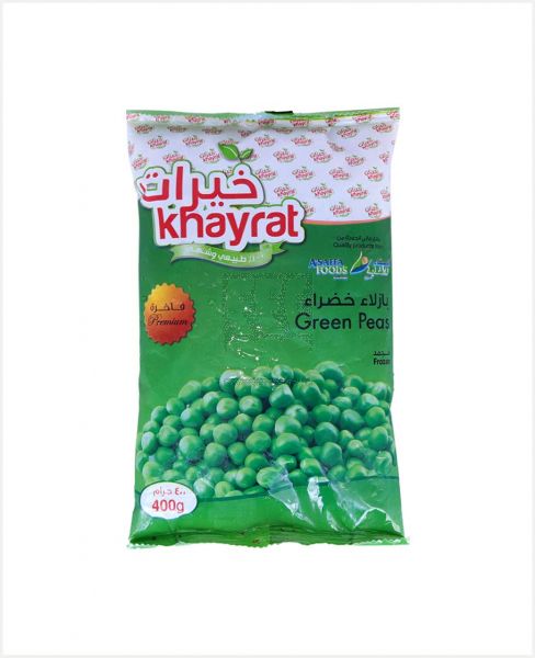KHAYRAT GREEN PEAS 400GM