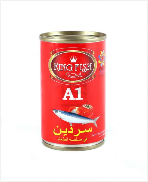 KING FISH A1 SARDINES IN TOMATO SAUCE 155GM