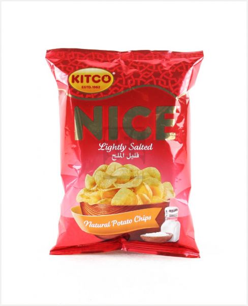 KITCO NICE NATURAL POTATO CHIPS LIGHTLY SALTED 30GM