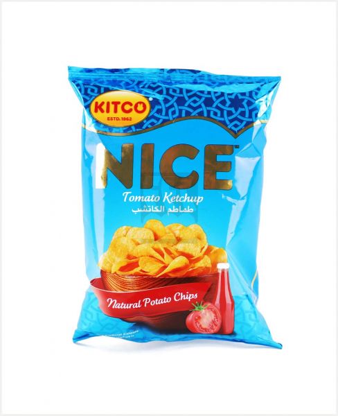 KITCO NICE NATURAL POTATO CHIPS TOMATO KETCHUP 30GM