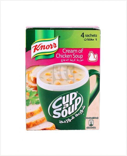 KNORR CUP A SOUP CREAM OF CHICKEN 72GM