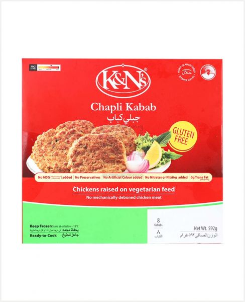 K&N'S CHAPLI KABAB 592GM