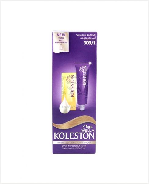 KOLESTON 309/1 LIGHT ASH BLONDE HAIR COLOUR 50ML #PW581