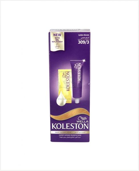 KOLESTON 309/3 GOLD BLONDE HAIR COLOUR 50ML #PW598