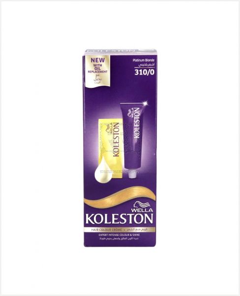 KOLESTON 310/0 PLATINUM BLONDE HAIR COLOUR 50ML #PW580