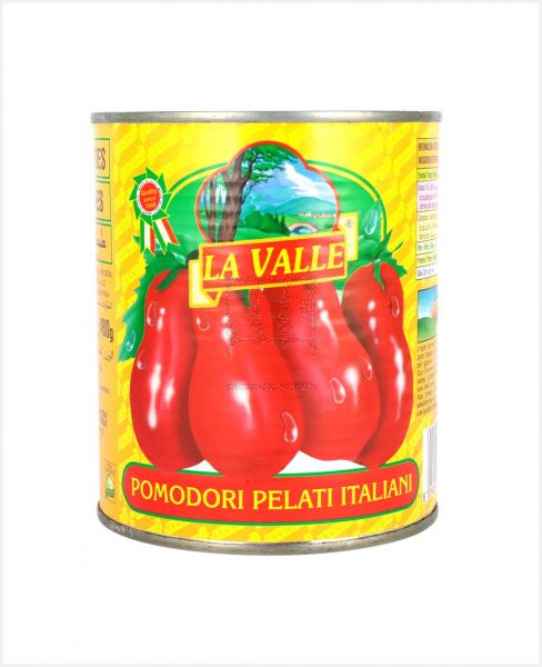 LA VALLE ITALIAN PEELED TOMATOES (TIN) 800GM