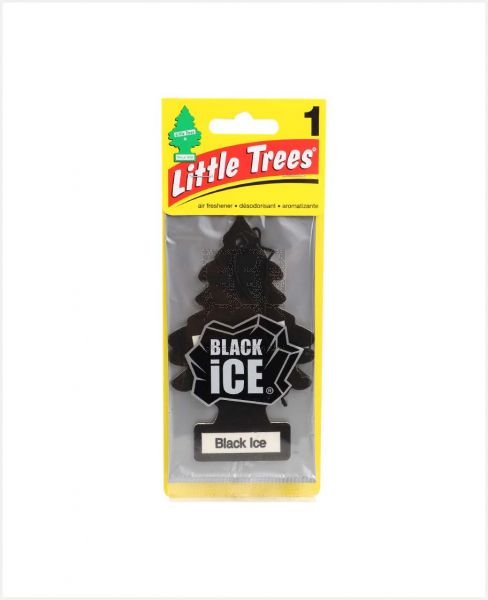 LITTLE TREES AIR FRESHENER BLACK ICE #U1P-10155