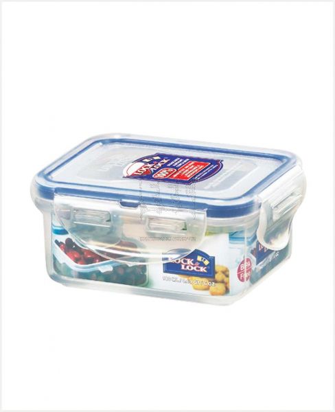 LOCK & LOCK STACKABLE AIRTIGHT CONTAINER RECT 180ML HPL805