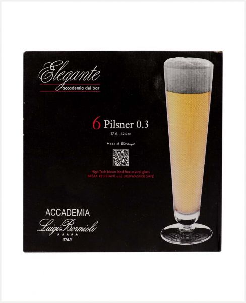 LUIGI BORMIOLI ELEGANTE PILSNER STEM GLASS 37CL #10559/01