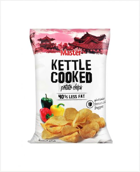 MASTER KETTLE COOKED SWEET CHILLI PEPPER 170GM