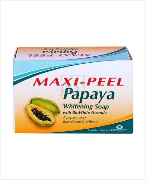 MAXI-PEEL PAPAYA WHITENING SOAP 135GM
