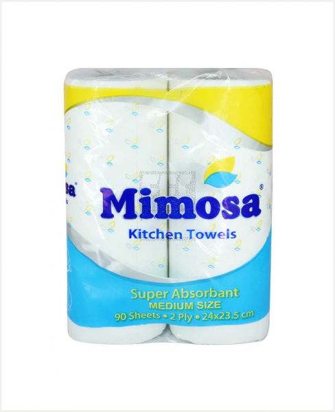 MIMOSA KITCHEN TOWELS 24X23.5CM 2ROLLS