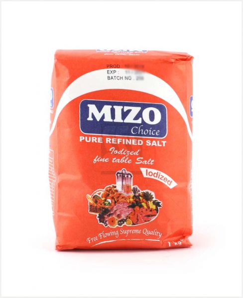 MIZO PURE REFINED SALT 1KG