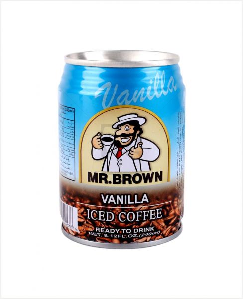 MR.BROWN VANILLA ICED COFFEE 240ML