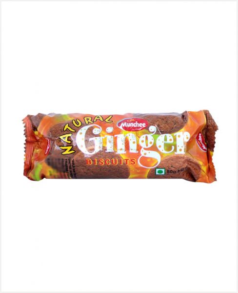 MUNCHEE GINGER BISCUITS 80GM