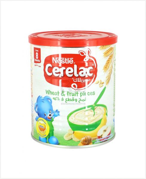 NESTLE CERELAC WHEAT & MILK WITH HONEY & FRUIT PIECES 400GM