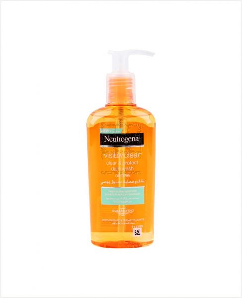 NEUTROGENA CLEAR&PROTECT DAILY WASH OIL-FREE 200ML