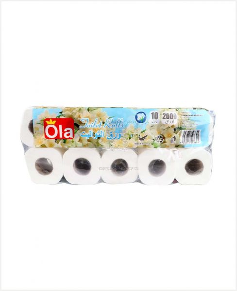 OLA TOILET SOFT & STRONG 10ROLLS 200'S